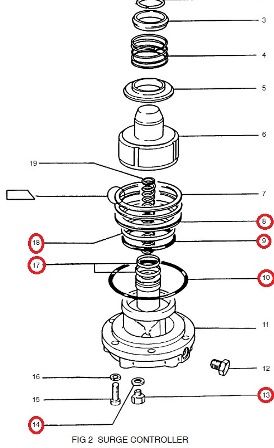 Seal Kit  Press. Ctrl Valve (hums3462)