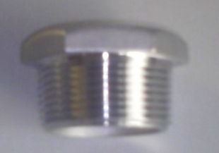 Hex Plug 3/8in - S/s