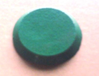 Tank Id Disk (green) (metal Dip/fill)