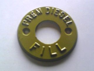 Fill Marker - Prem Diesel (tan) - Metal