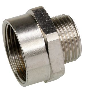 Convertor 20mm - 25mm Nickel plated brass