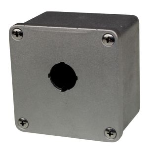 Pushbutton Enclosure Die Cast Aluminium 1 Hole 90m