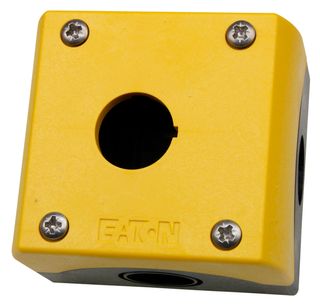 Enclosure for Pushbuttons 1 Hole Yellow