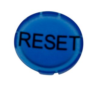 Button Lense for Illum Push button Reset Blue