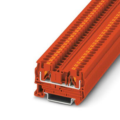 PT Terminal Block feed Through 4mm Red