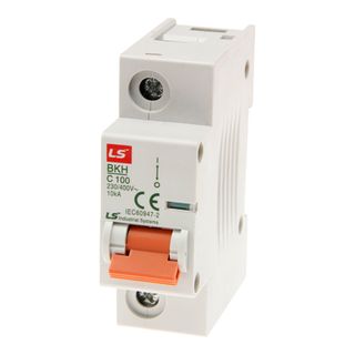 MCB LS Elec 1 Pole 125A D Curve 10kA 27 mm Wide