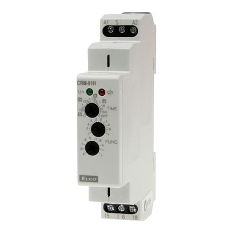 Timing Relay Multi range 0.1s-10d 12-240VAC 3xC/O