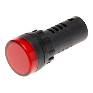 Pilot Light 22mm Flashing LED 240VAC Red