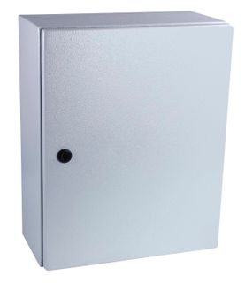 Enclosure Mild Steel RAL7035 Grey 300x250x150