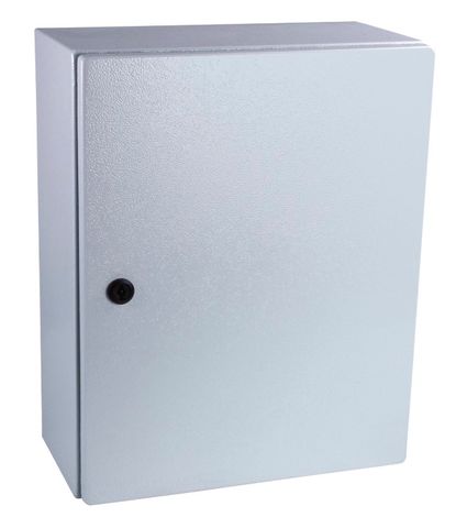 Enclosure Mild Steel RAL7035 Grey 400x300x150