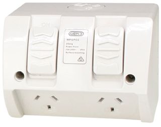 GPO Weatherproof 2 Gang IP54 10A