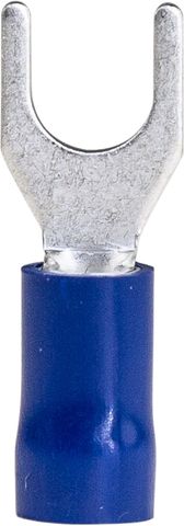 Spade Ter Blue 1.5-2.5mm  5mm Stud 27A 100 PKT