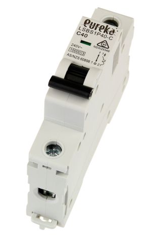 MCB EUREKA 1 Pole 40A D Curve 10kA