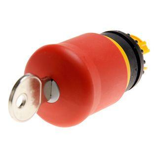 Pushbutton E/Stop Enclosed Key Release 1N/O 1 N/C