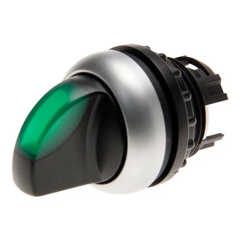 Selector Switch ILL 2 Position 60Deg Sp Ret Green