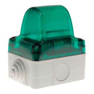 Indicator Light 240VAC Green Requires E14 Lamp