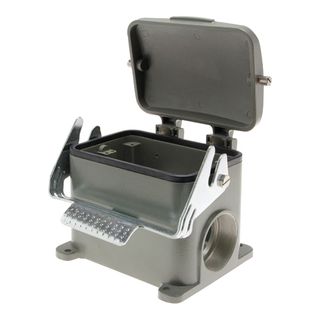 Housing 48P Alum Alloy Surf Mnt with Lever Cover