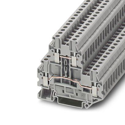 UT Terminal Double Level 2.5mm 1 In/1 out 2x32A