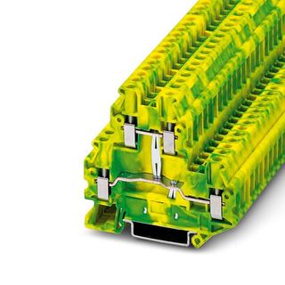 UT Terminal 2 Level Earth 4mm 1 In 1 out x 2