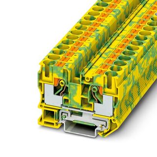 PT Terminal Single Level Earth 10mm 1 In/1 out 70A