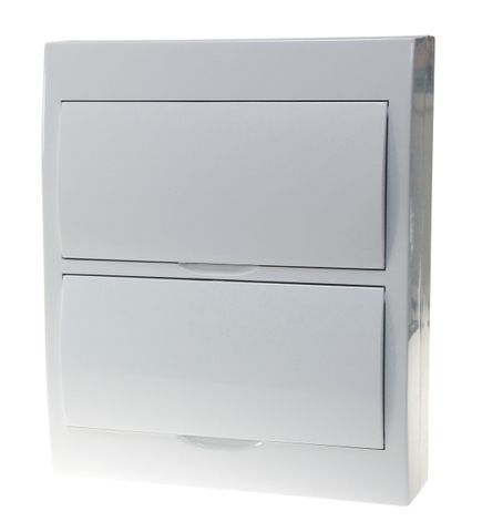 Load Centre 12 Pole Surface Mount Door White