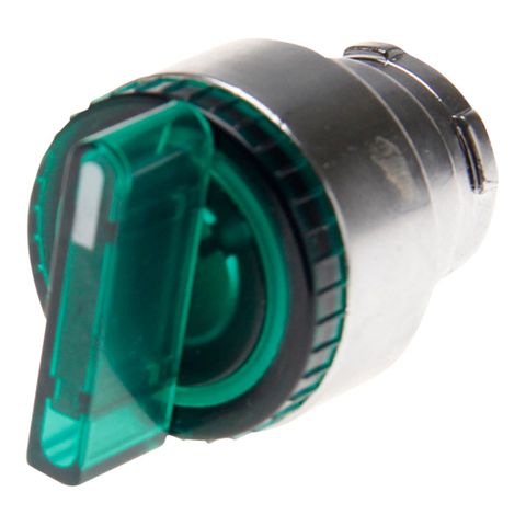 Selector Switch Illuminated 3 Position Green