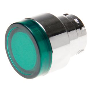 Pushbutton Illuminated Green