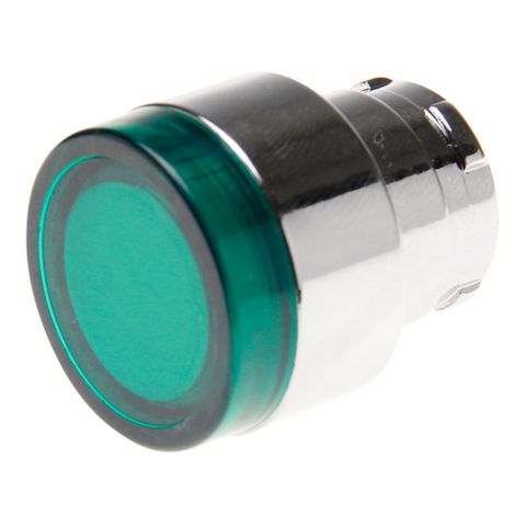 Pushbutton Illuminated Green