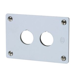 Flush Mounting Plate for Pushbuttons 6 Hole
