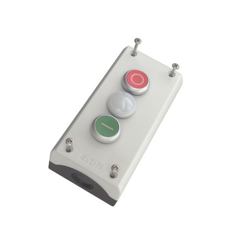 Pushbutton Station  2 Way Enc c/w Ind 2 N/O 2 N/C