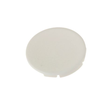 Button Plate for Pushbutton No Text White