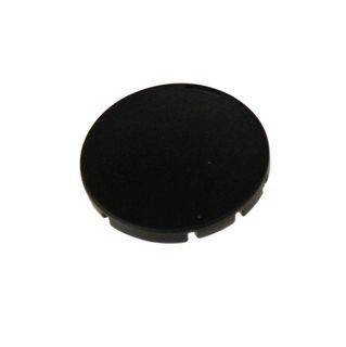 Button Plate for Pushbutton No Text Black