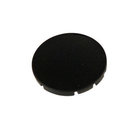 Button Plate for Pushbutton No Text Black