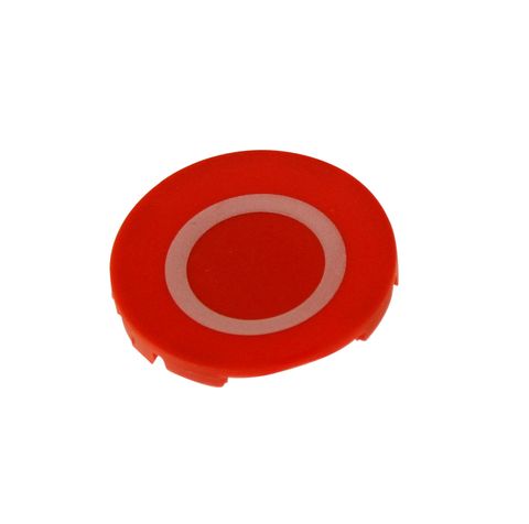 Button Plate for Pushbutton Stop Red