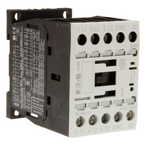 Contactor Eaton 5.5 kW 24VDC 1 N/C