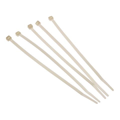 Cable Ties Natural 160 x 4.8mm Pkt 100