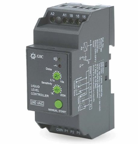 Liquid Level Controller 240VAC 1 C/O Draining Fill