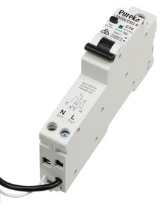 RCBO EUREKA 1 Pole 25A C Curve 10kA 10mA