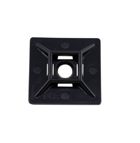 Adhesive Tie Base Black 21x21mm Up To 4.7mm Tie