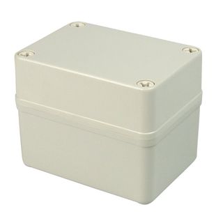 Enclosure Poly Grey  Body - Screwed lid 80x160x55