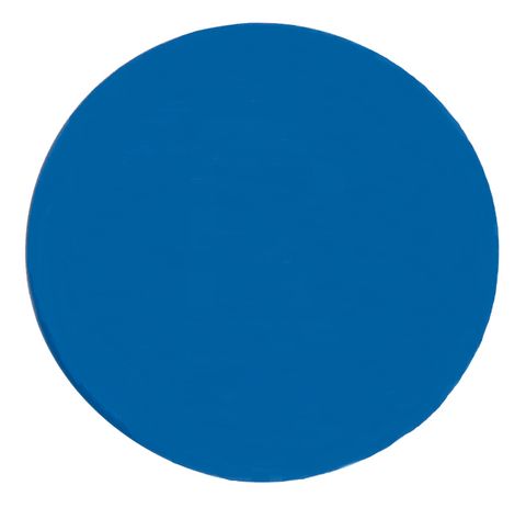 Button Plate for Pushbutton No Text Blue