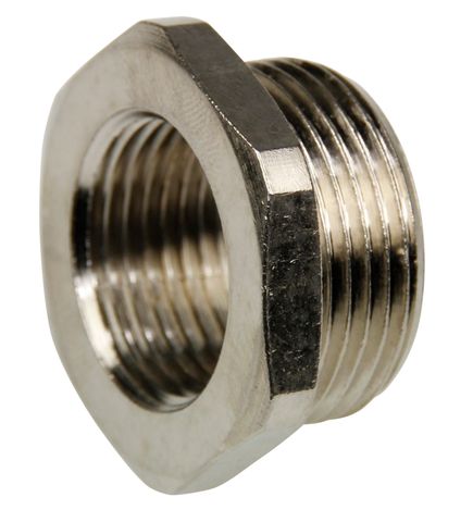 Reducer 25mm - 20mm Nickel plated brass