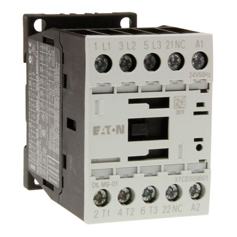 Contactor Eaton 4kW 24VAC 1 N/C