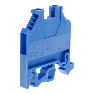 Terminal Din Mount 4mm Blue 32A