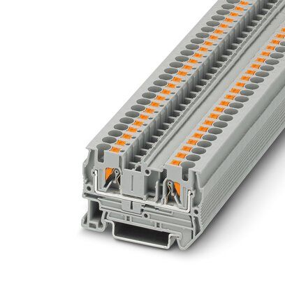 PT Terminal 1 Level Feed Through 4mm 1 In/1out 38A