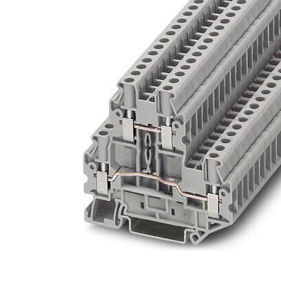 UT Terminal Double Level 4mm 1 In/1 out 2x32A