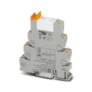 Phoenix Ultra slim 2 pole PLC relays with base