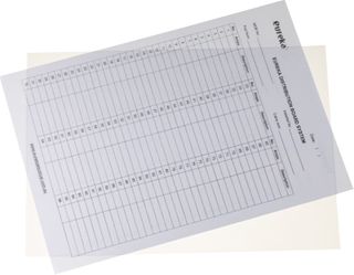 MDB Plastic Schedule card cover