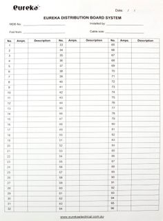 MDB Schedule card