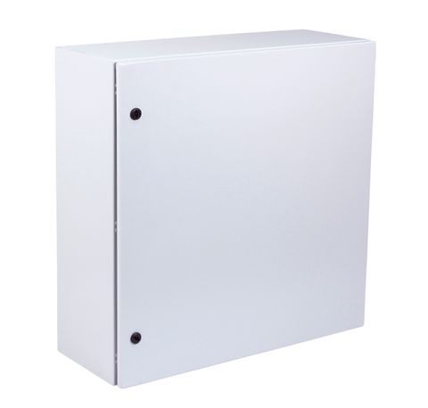 Enclosure Mild Steel RAL7035 Grey 400x600x200 Hor